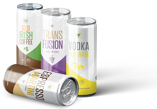 Trinity Vodka Flavors Cans